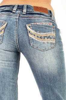 Bandana Picnic Jeans - Pistol Annie's Boutique