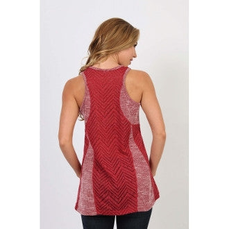 Brick Red Knit Sweater Tank - Pistol Annie's Boutique