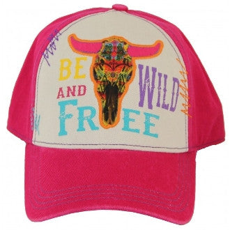 Aztec Steer Skull Baseball Cap - Pistol Annie's Boutique