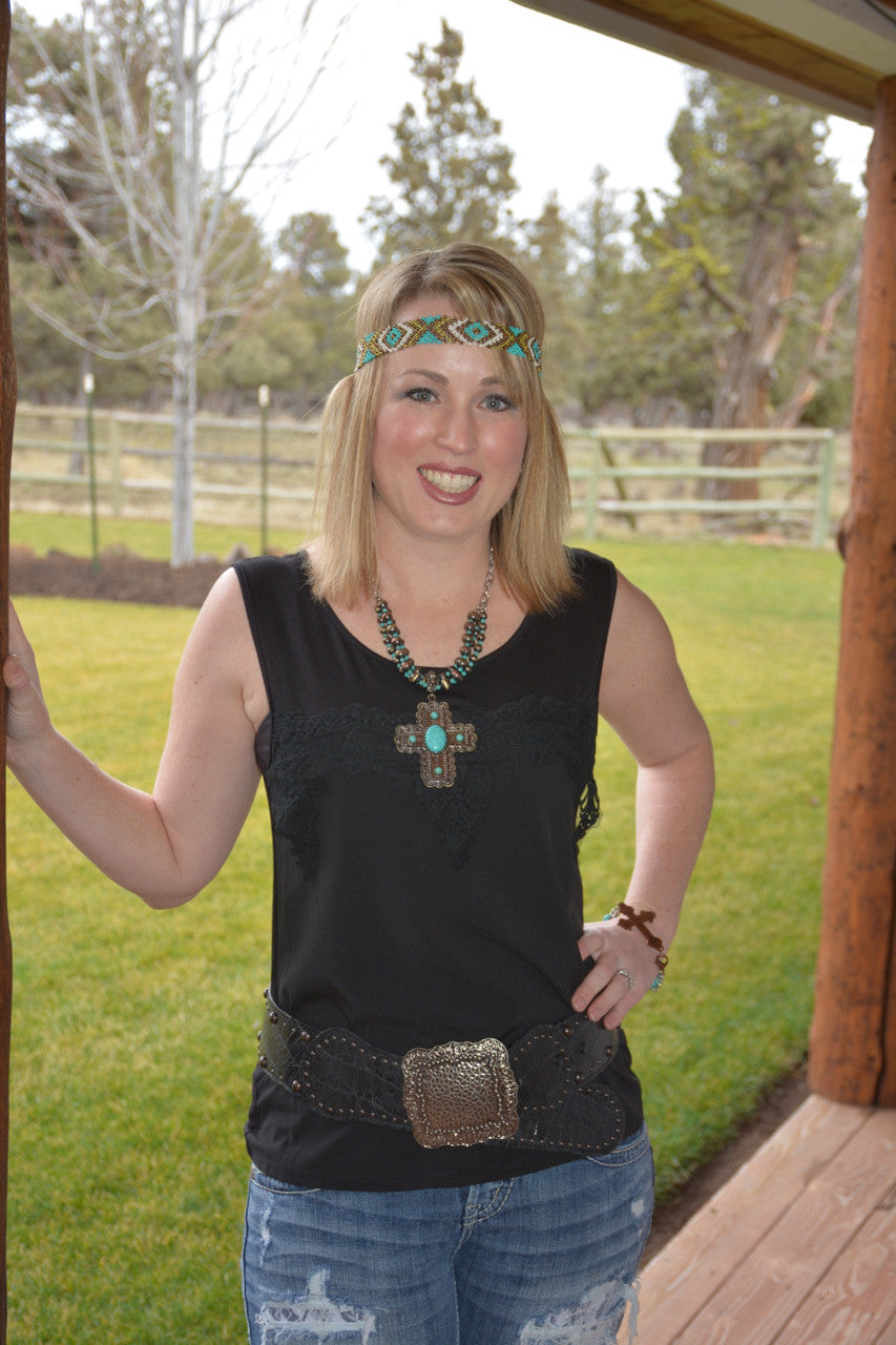 Packing Heat Black Tank - Pistol Annie's Boutique