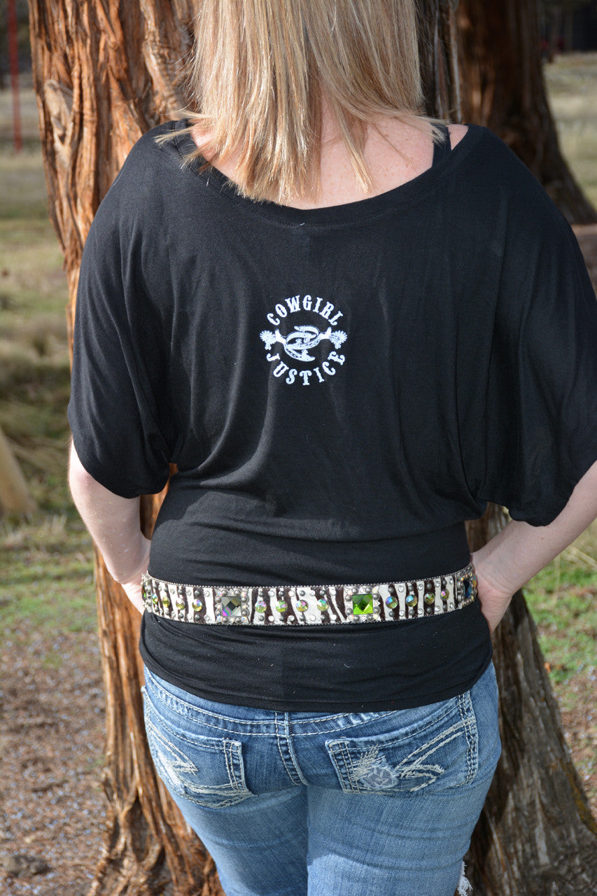 Black Aztec Dolman - Pistol Annie's Boutique