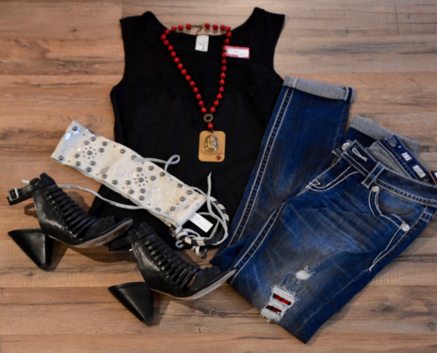 Packing Heat Black Tank - Pistol Annie's Boutique