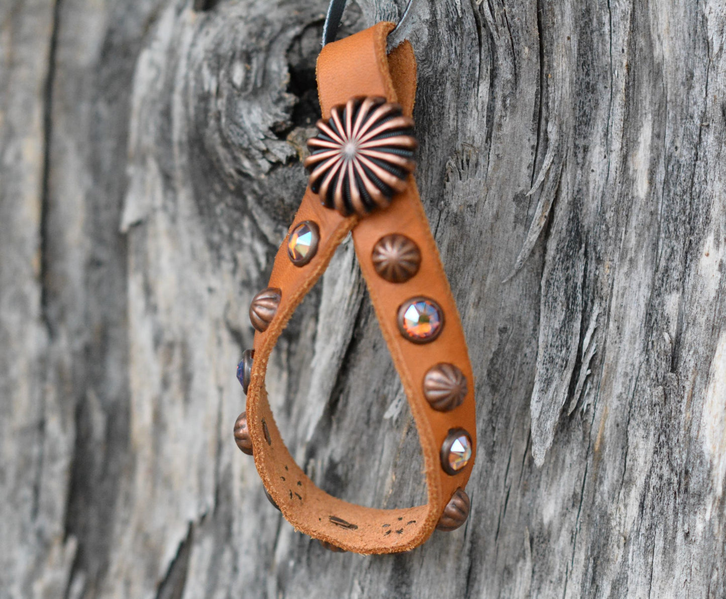 Leather Tie Down Keeper - Pistol Annie's Boutique
