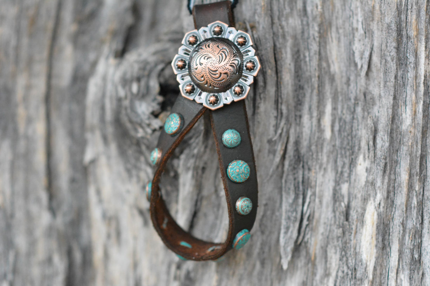 Leather Tie Down Keeper - Pistol Annie's Boutique