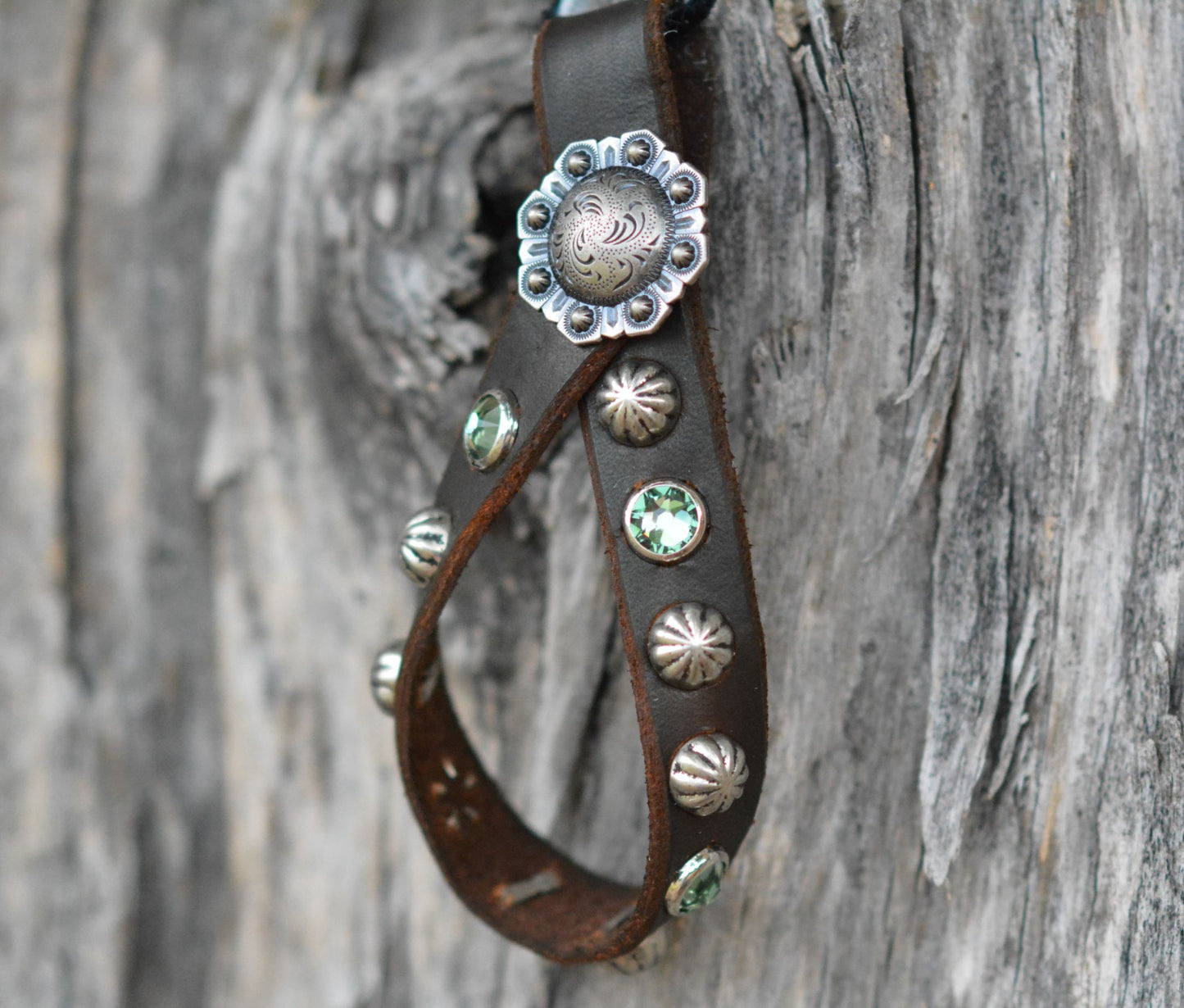 Leather Tie Down Keeper - Pistol Annie's Boutique