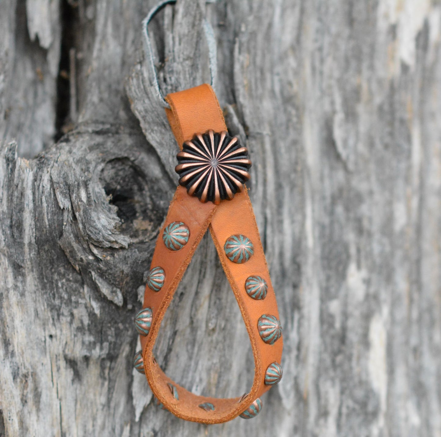 Leather Tie Down Keeper - Pistol Annie's Boutique