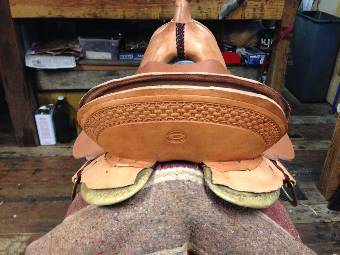 Old Style Custom Western Saddle - Pistol Annie's Boutique