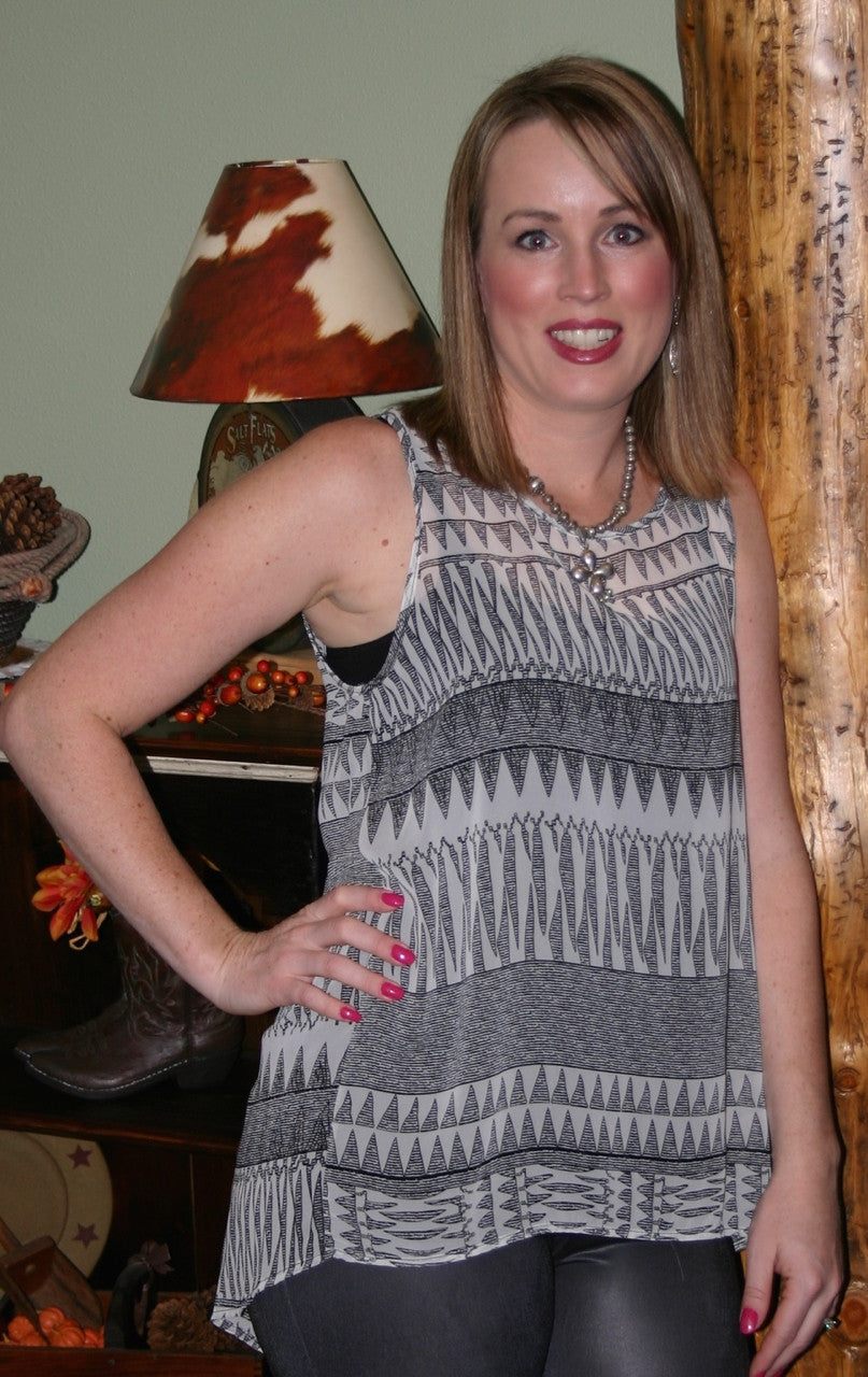 Fabulously Tribal Tank - Pistol Annie's Boutique