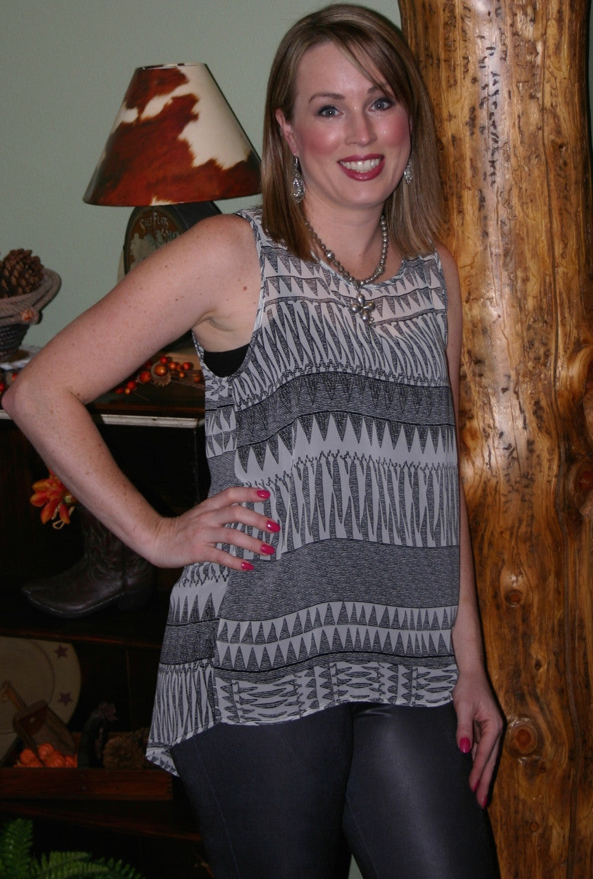 Fabulously Tribal Tank - Pistol Annie's Boutique