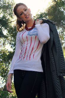 Freedom Flag Thermal - Pistol Annie's Boutique