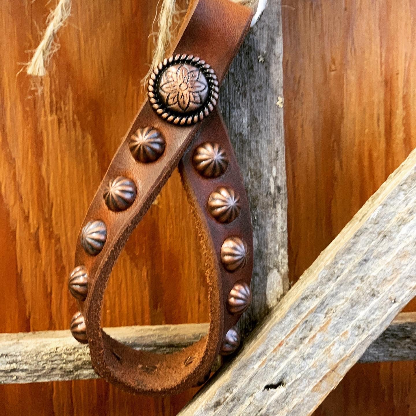 Leather Tie Down Keeper - Pistol Annie's Boutique