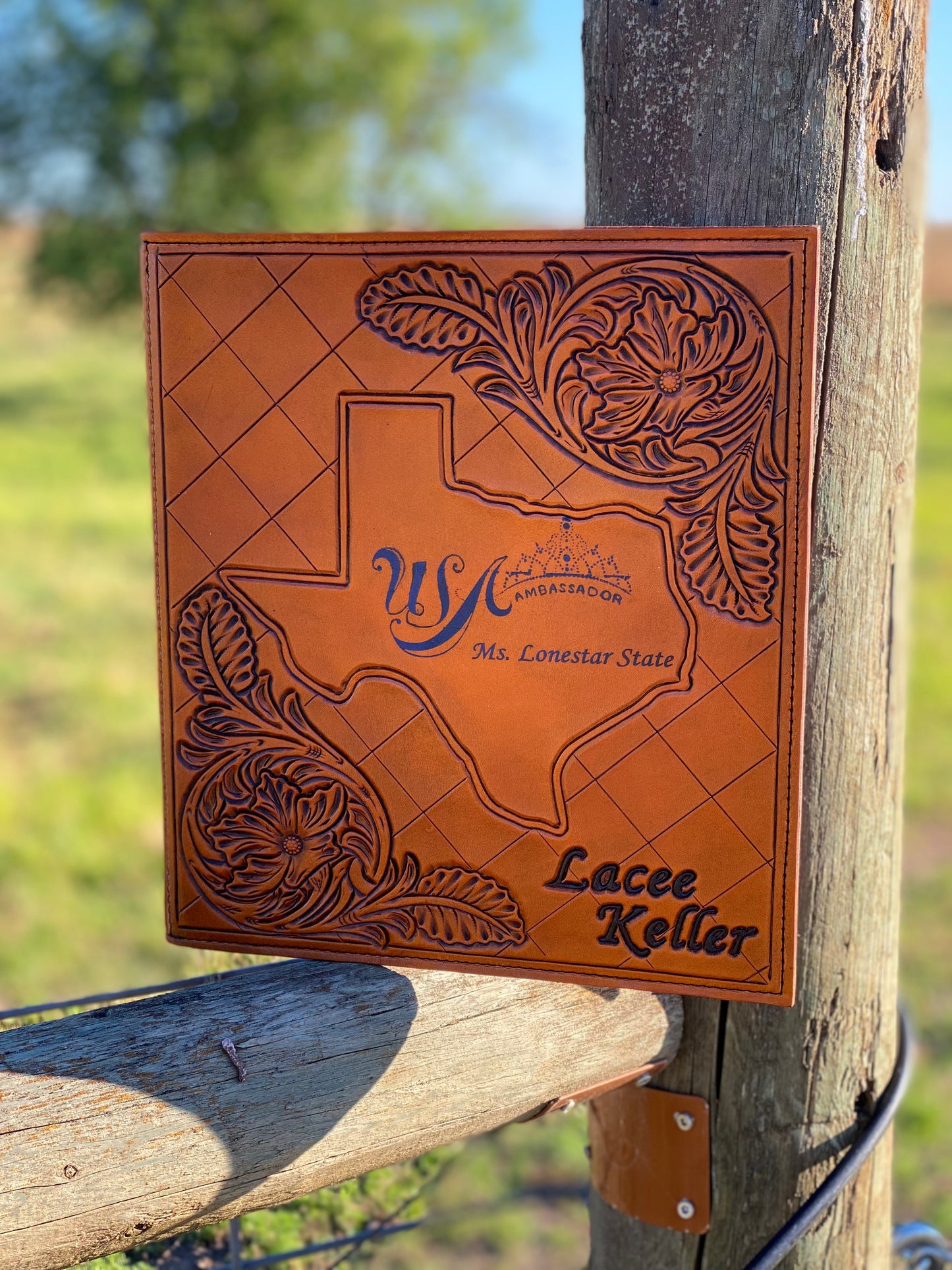 Custom Order Leather Scrapbook - Pistol Annie's Boutique