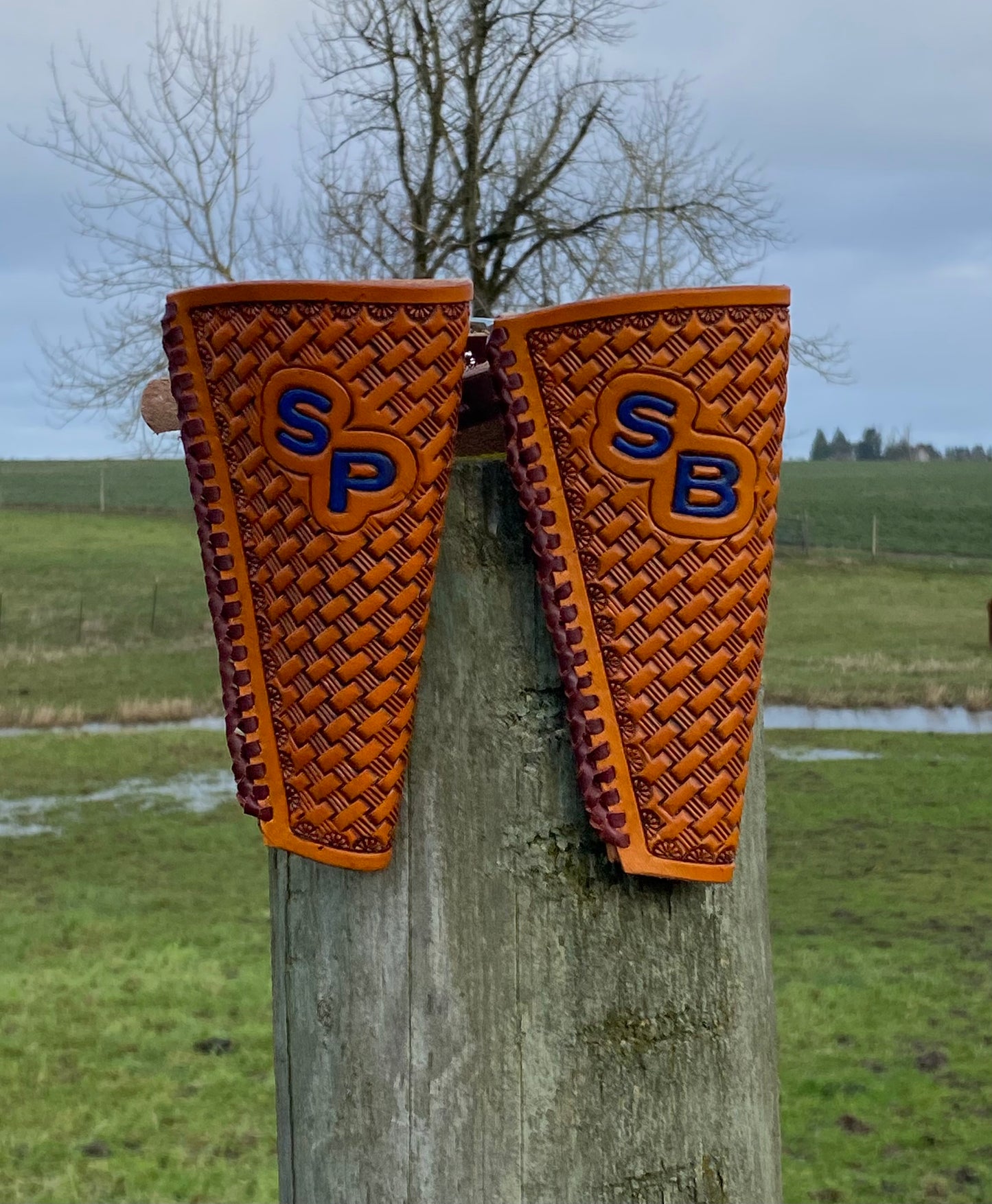 Custom Leather Flag Boot - Pistol Annie's Boutique