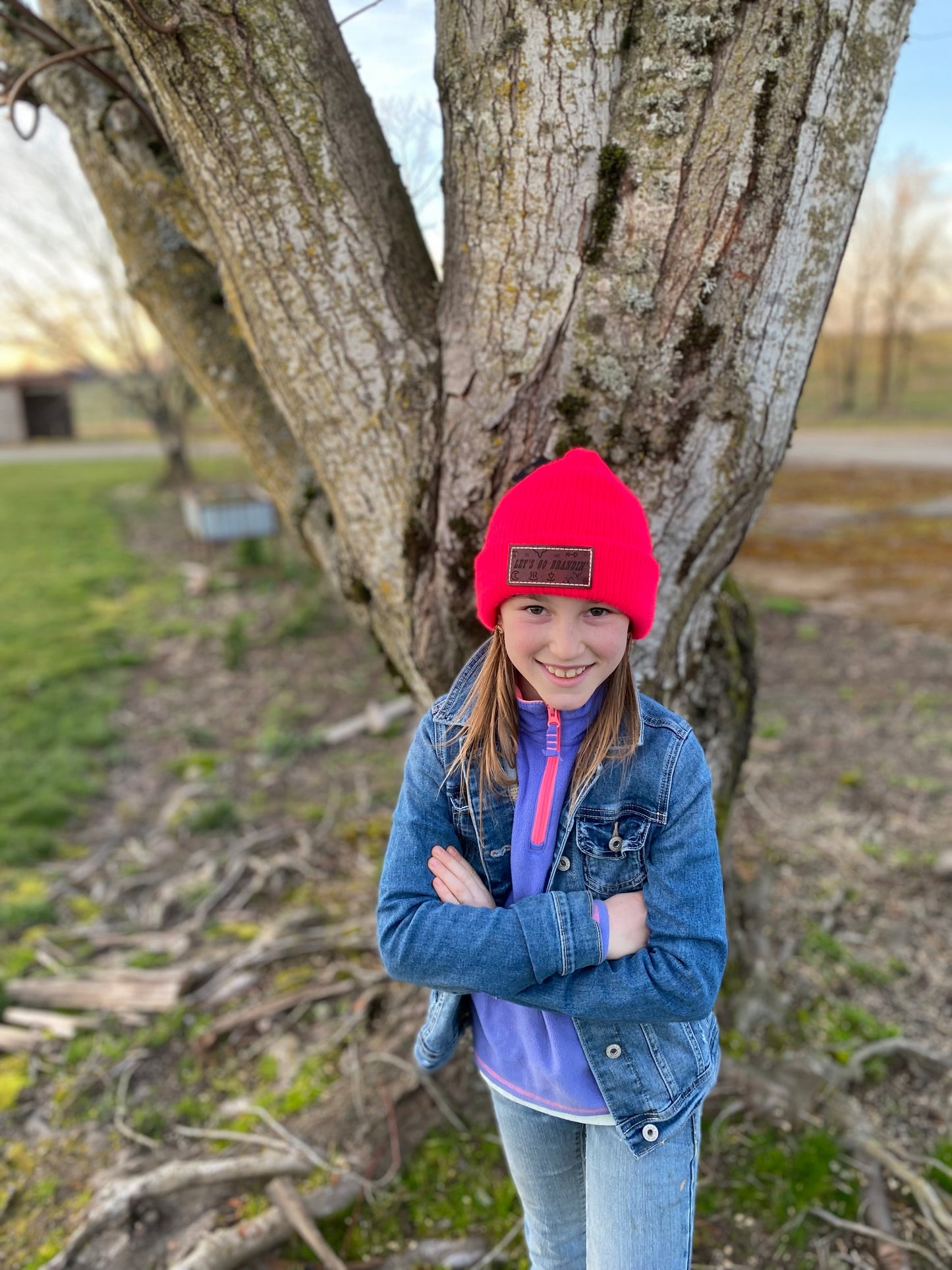 Let’s Go Brandin’ Beanie - Pistol Annie's Boutique