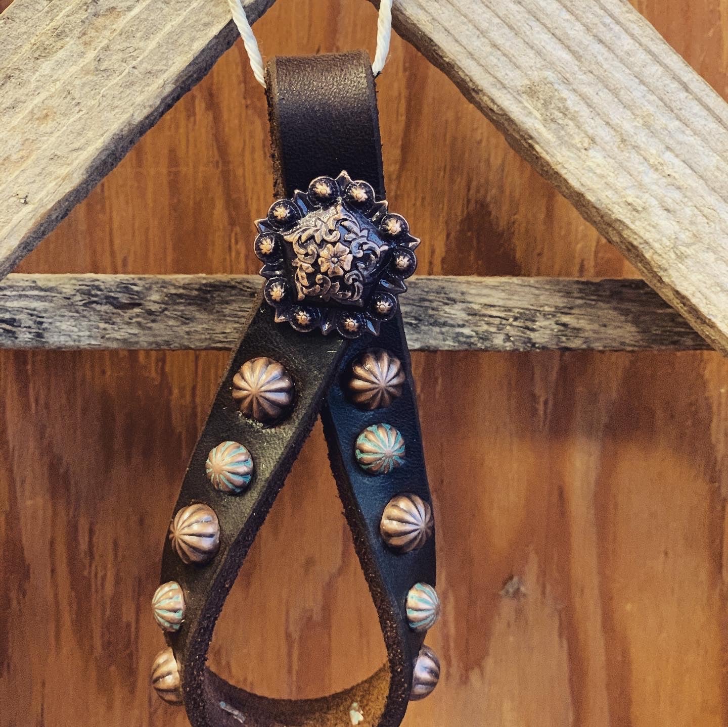 Leather Tie Down Keeper - Pistol Annie's Boutique