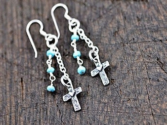 Bold Faith Earrings - Pistol Annie's Boutique