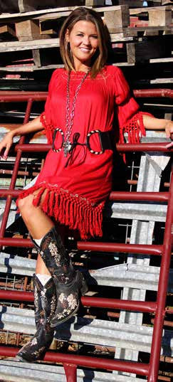 R Cinco Ranch Apparel American Beauty Dress - Pistol Annie's Boutique