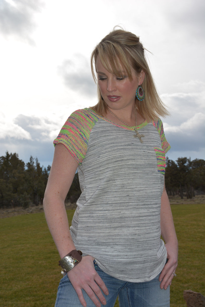 Aztec Pocket Shirt - Pistol Annie's Boutique