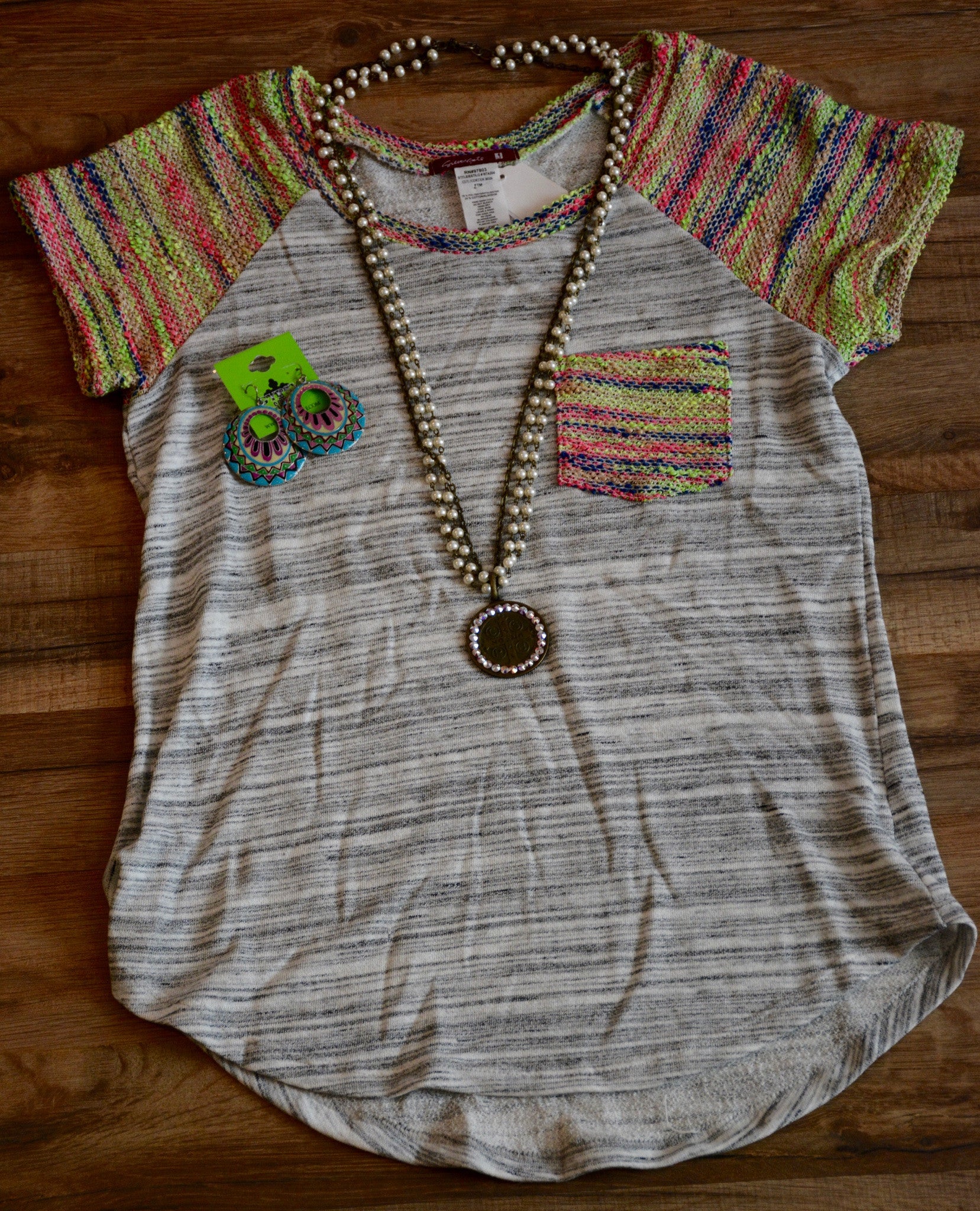 Aztec Pocket Shirt - Pistol Annie's Boutique
