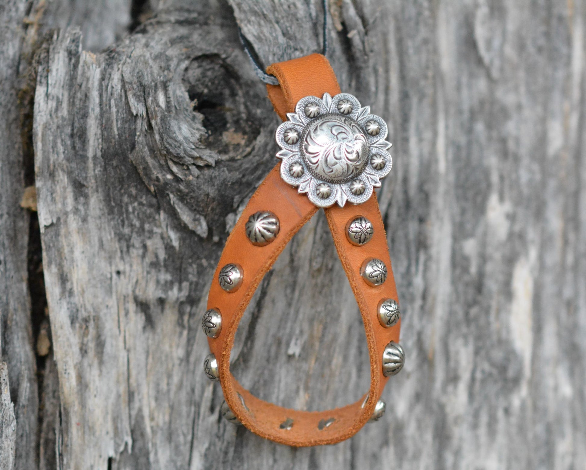 Leather Tie Down Keeper - Pistol Annie's Boutique