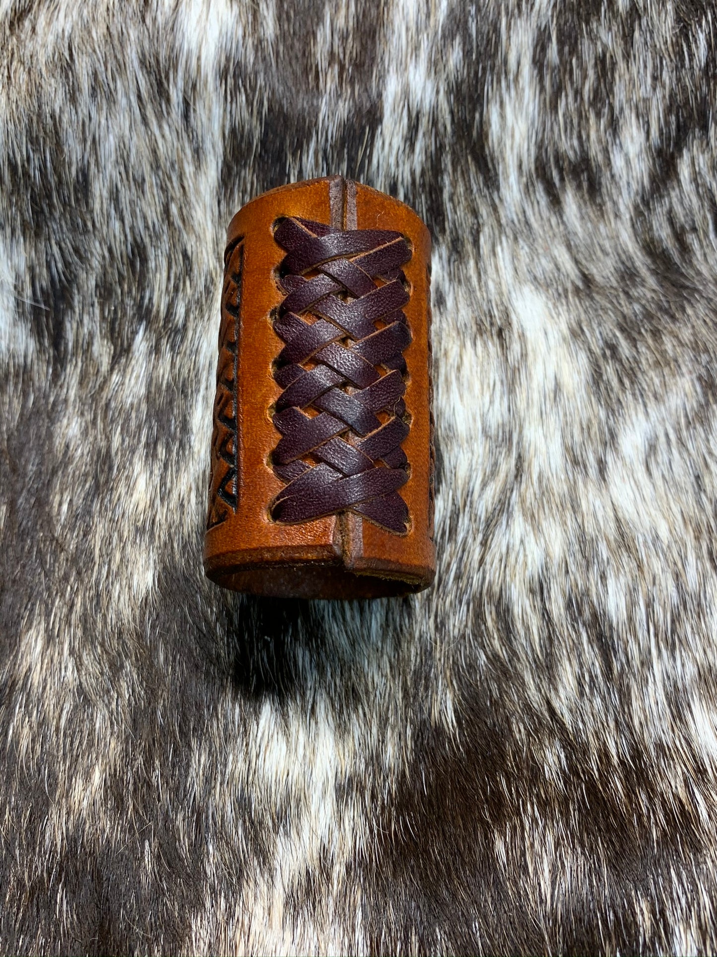 Leather Scarf Slide - Pistol Annie's Boutique