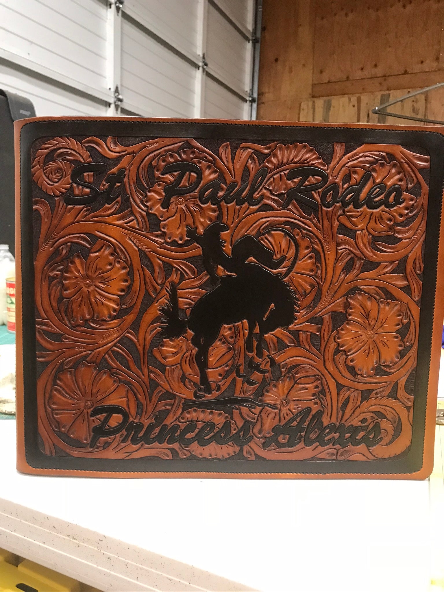Custom Order Leather Scrapbook - Pistol Annie's Boutique