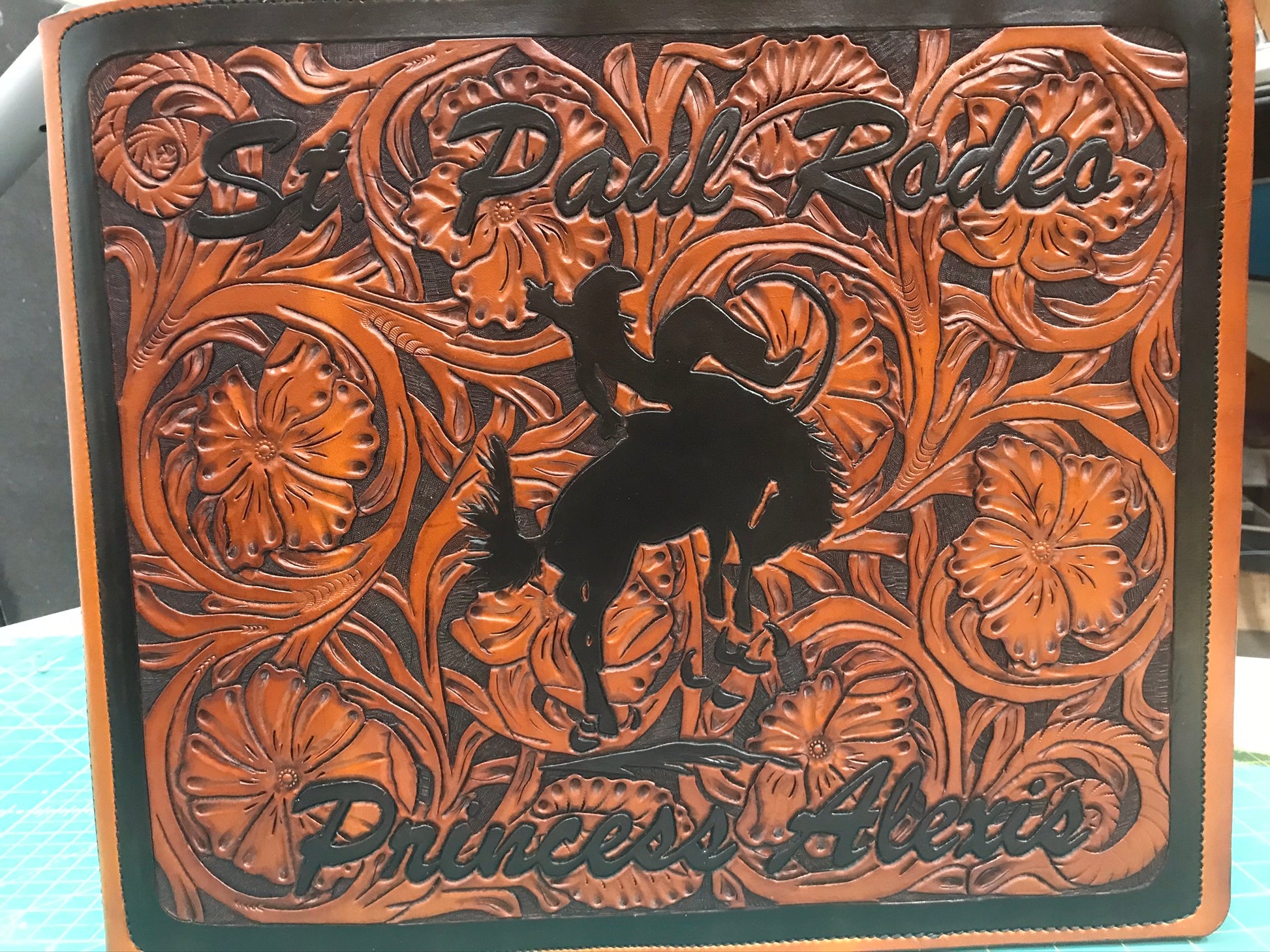 Custom Order Leather Scrapbook - Pistol Annie's Boutique