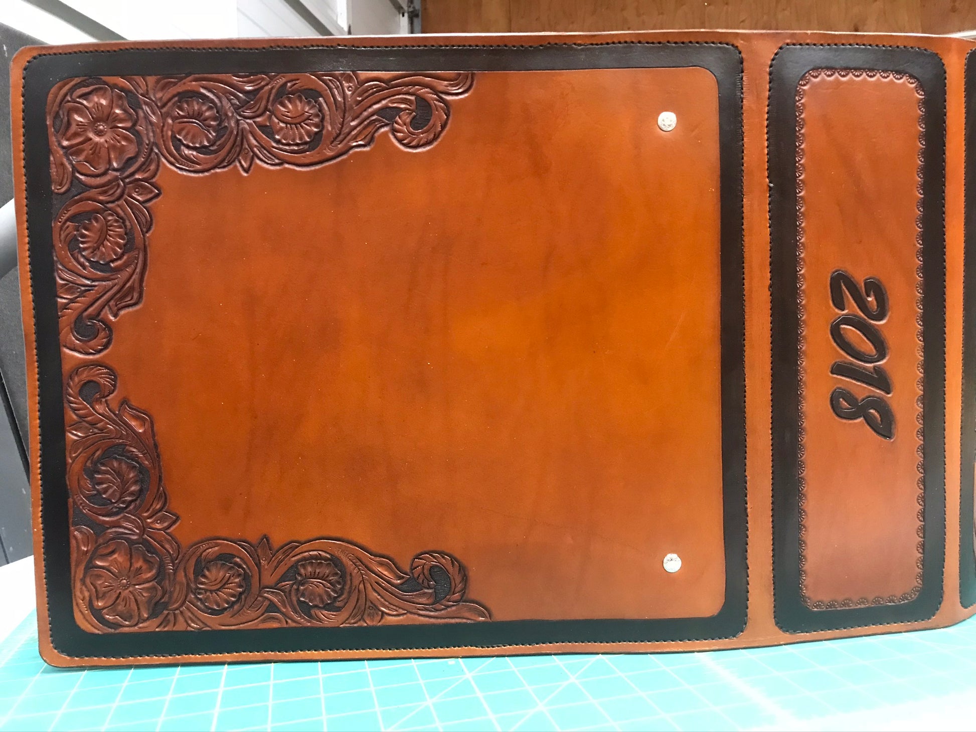 Custom Order Leather Scrapbook - Pistol Annie's Boutique