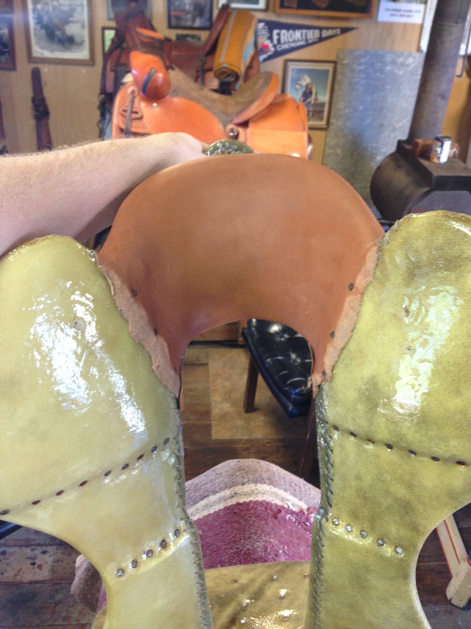 Old Style Custom Western Saddle - Pistol Annie's Boutique