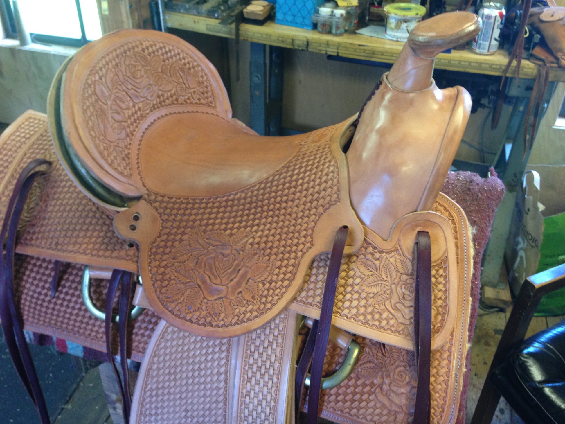 Old Style Custom Western Saddle - Pistol Annie's Boutique