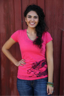 Ridem' Cowgirl Burnout Tee - Pistol Annie's Boutique