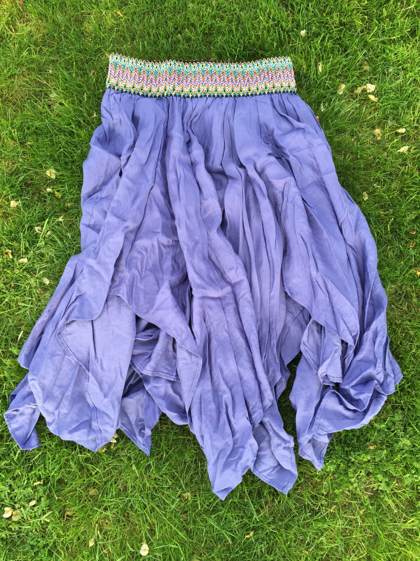 Lavender Asymmetrical Fiesta Skirt - Pistol Annie's Boutique