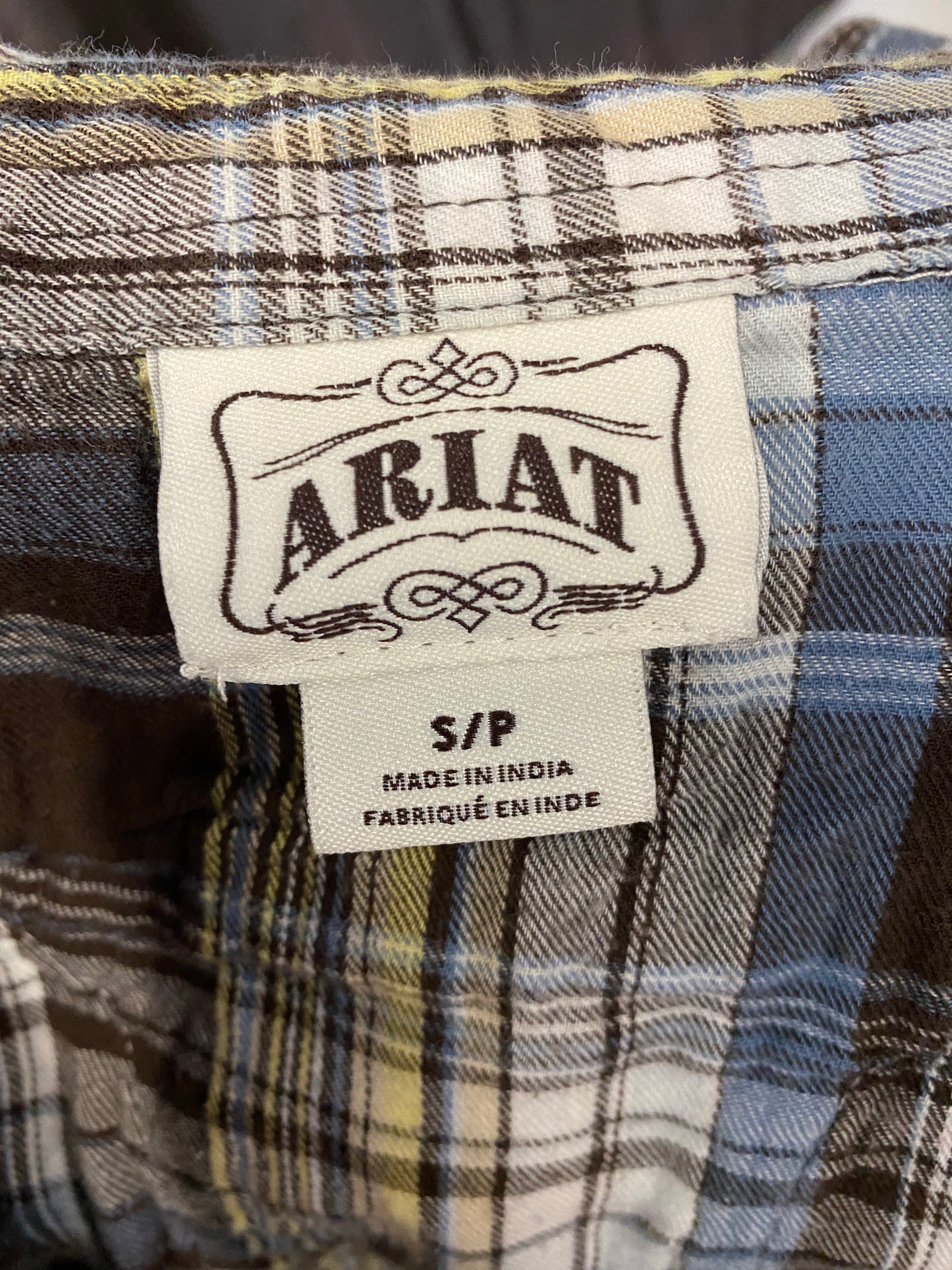 Ariat Plaid Western Button Down - Pistol Annie's Boutique