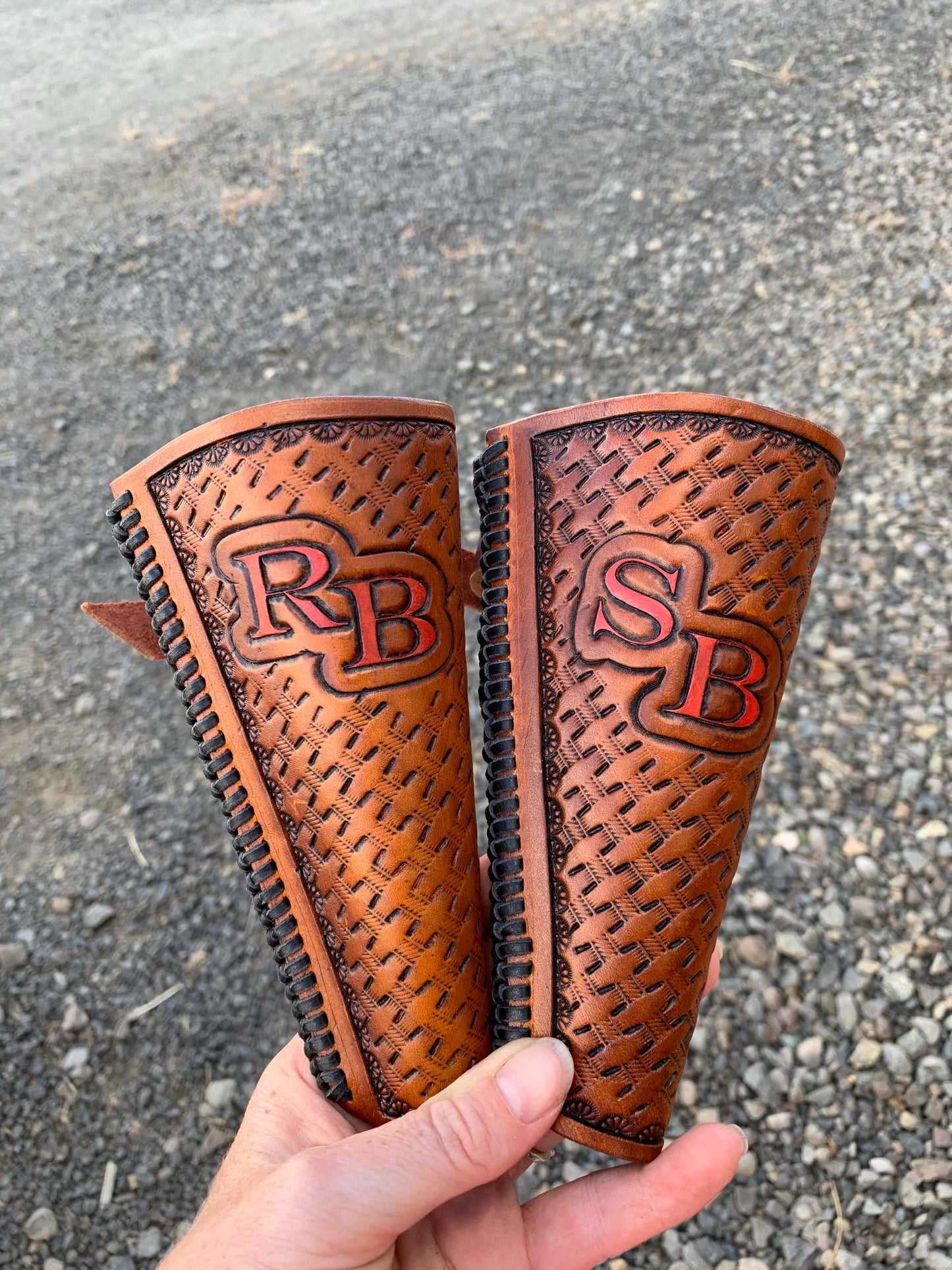 Custom Leather Flag Boot - Pistol Annie's Boutique