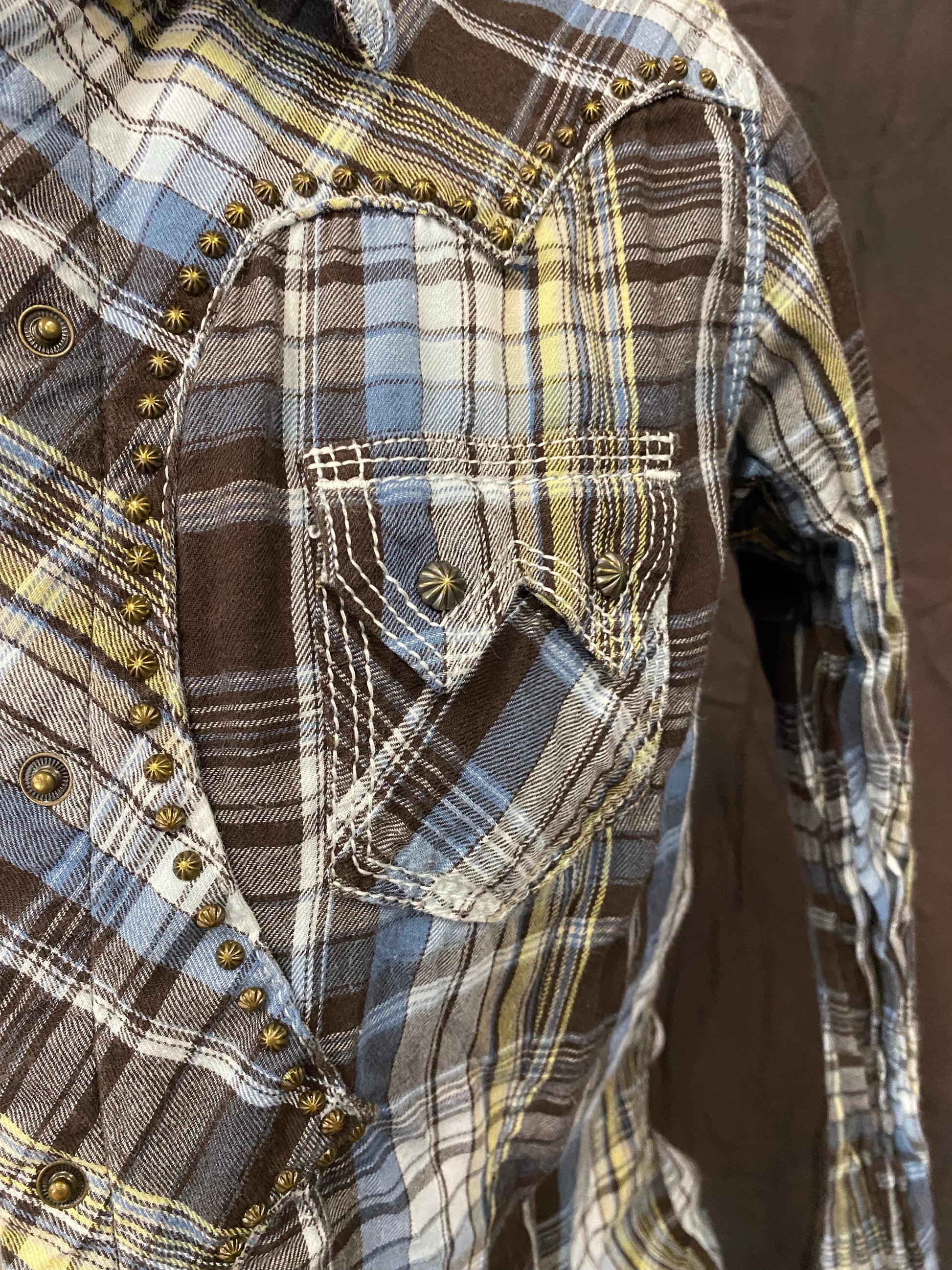 Ariat Plaid Western Button Down - Pistol Annie's Boutique