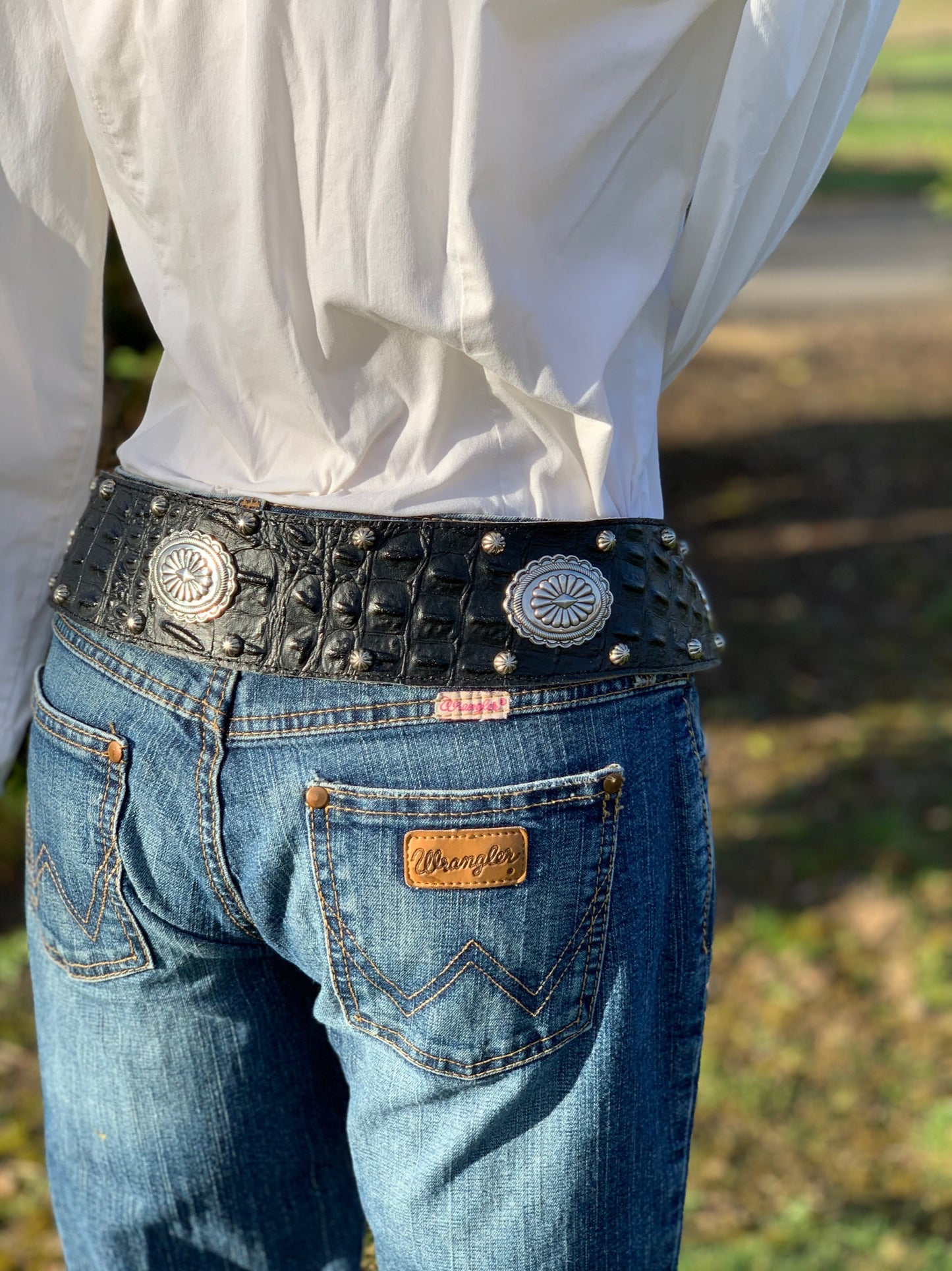Custom Leather Hip Belt - Pistol Annie's Boutique