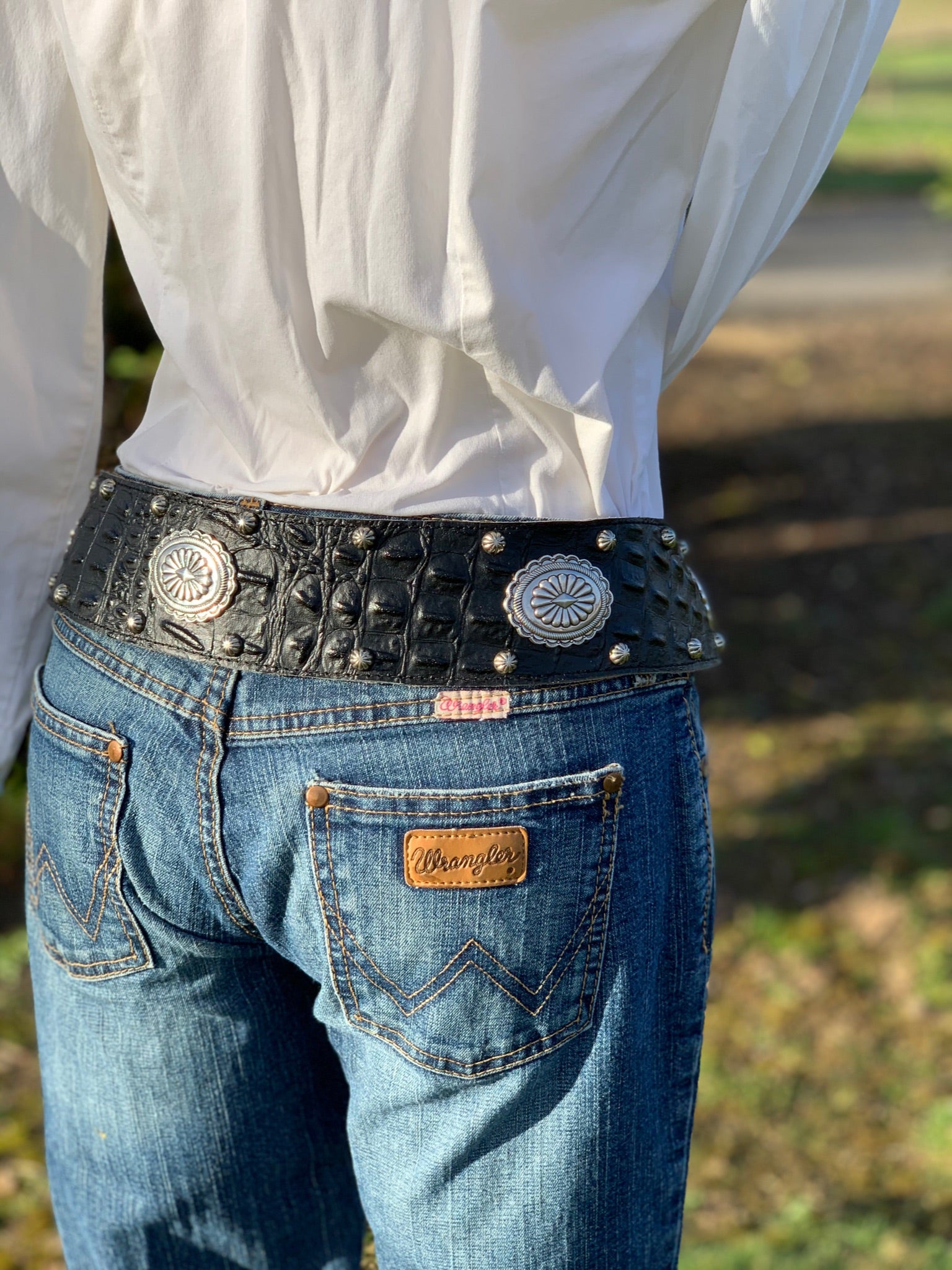 Custom Leather Hip Belt - Pistol Annie's Boutique