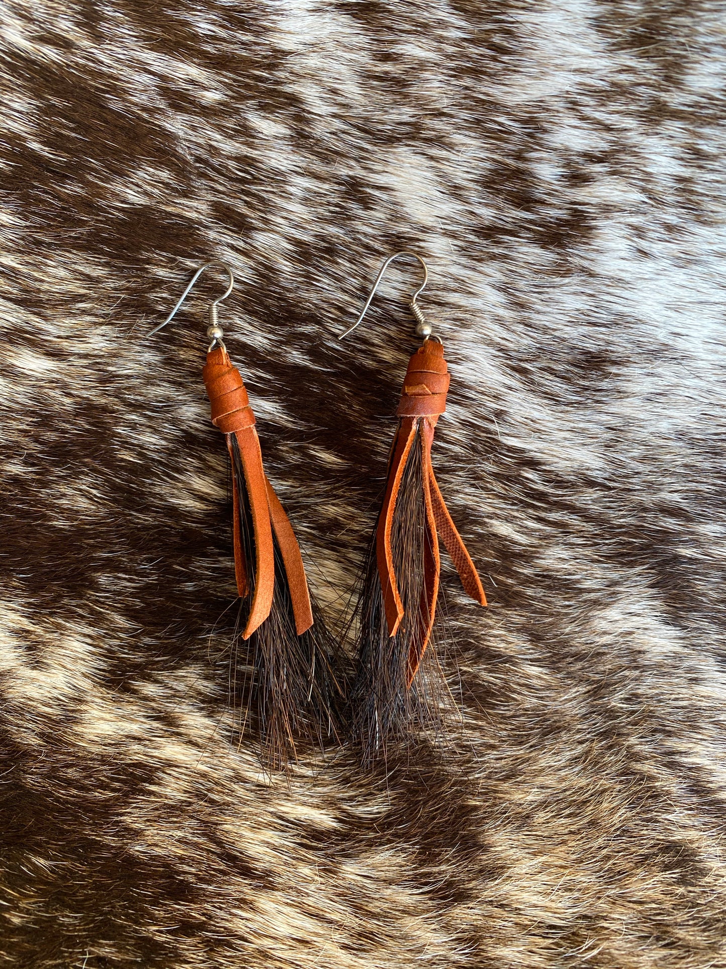 Custom Horse Hair Earrings - Pistol Annie's Boutique