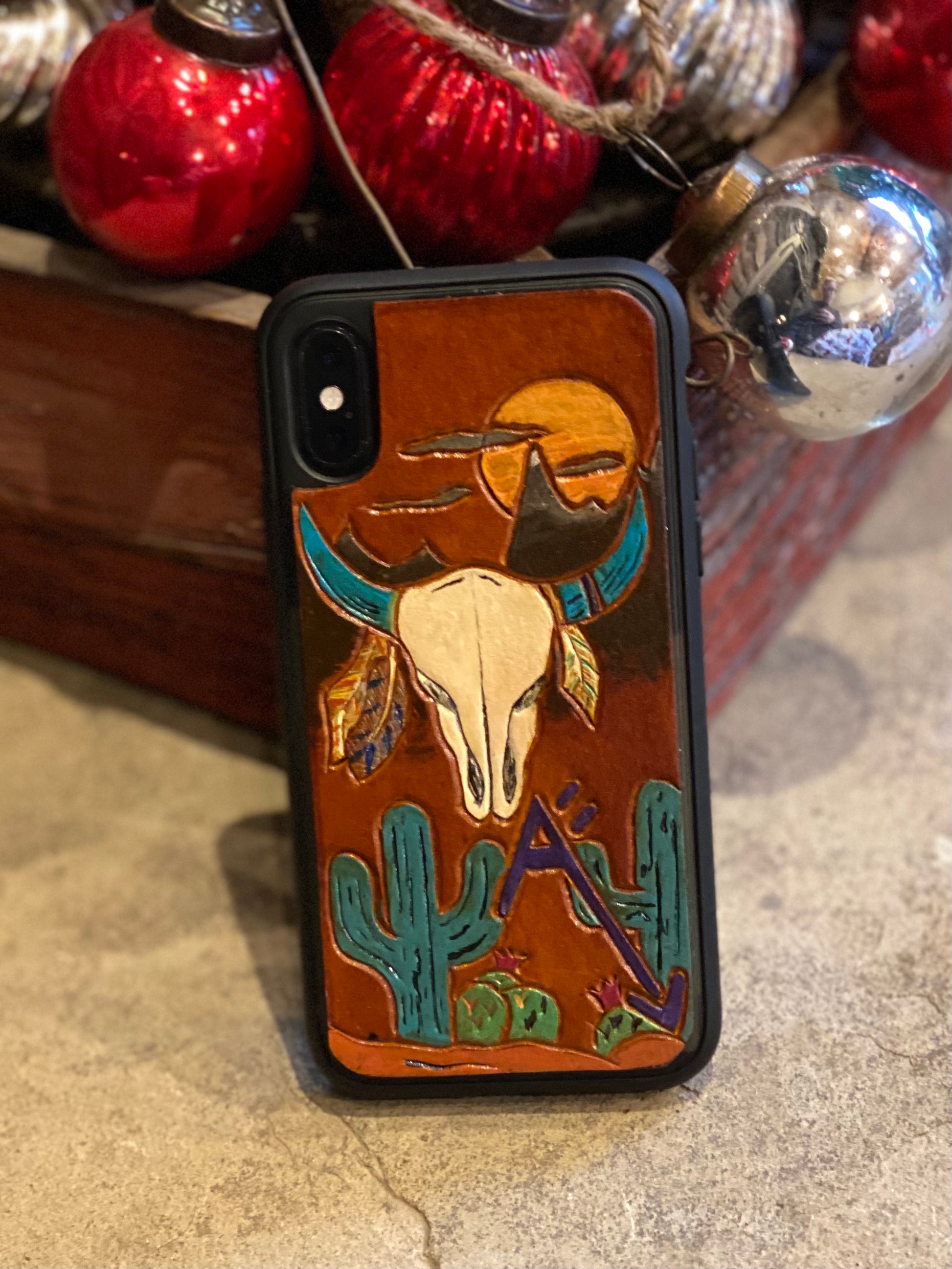 Custom Leather Phone Case - Pistol Annie's Boutique