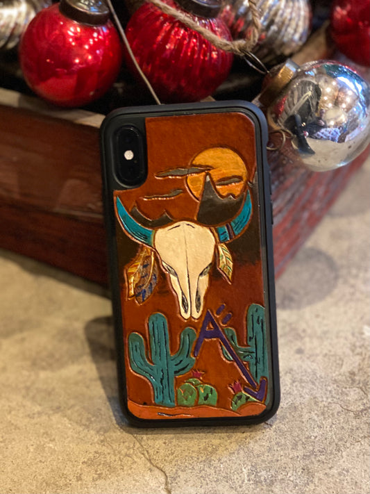 Custom Leather Phone Case - Pistol Annie's Boutique