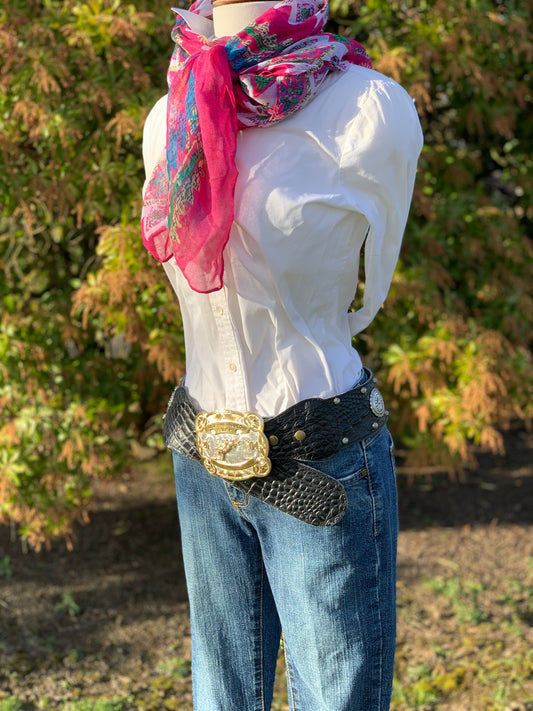 Custom Leather Hip Belt - Pistol Annie's Boutique