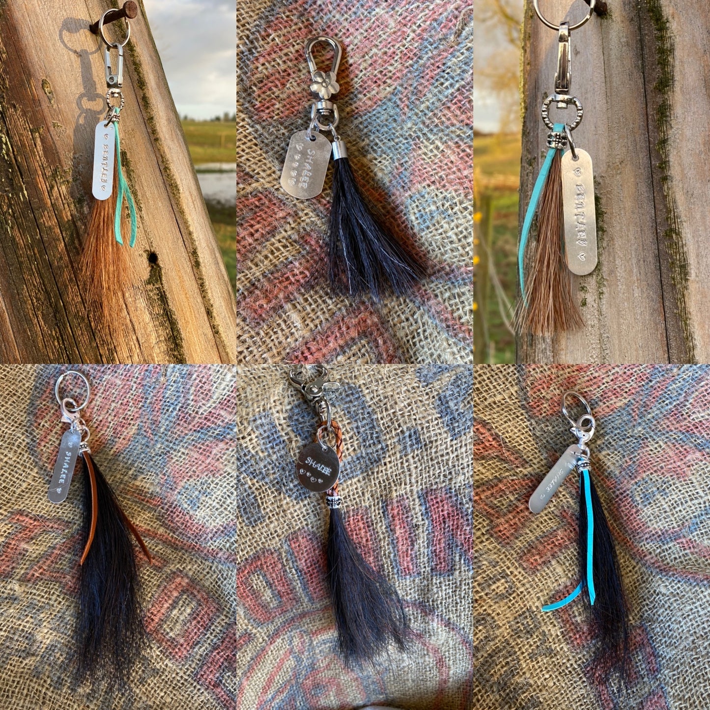 Horsehair Keychains - Pistol Annie's Boutique