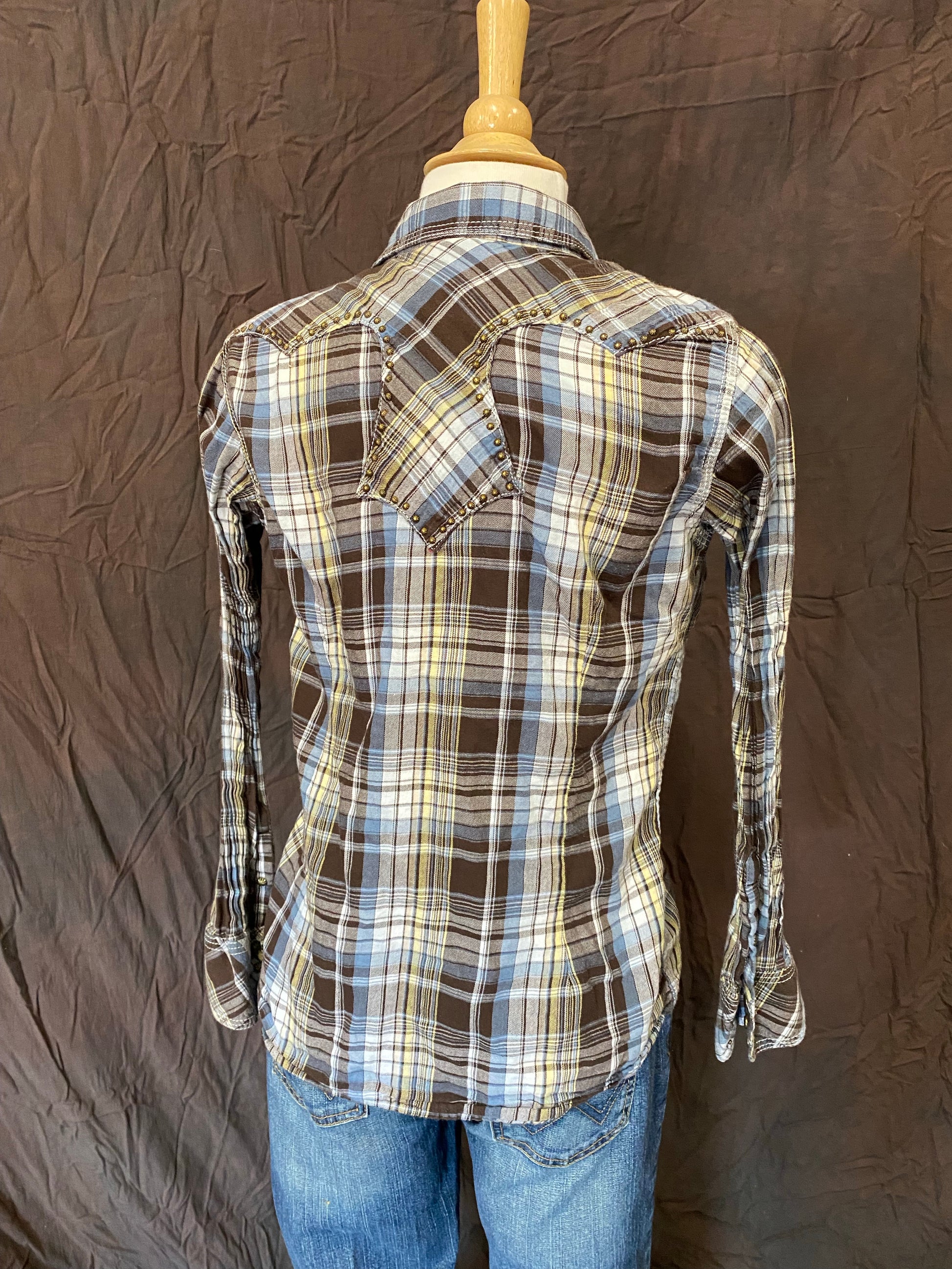 Ariat Plaid Western Button Down - Pistol Annie's Boutique